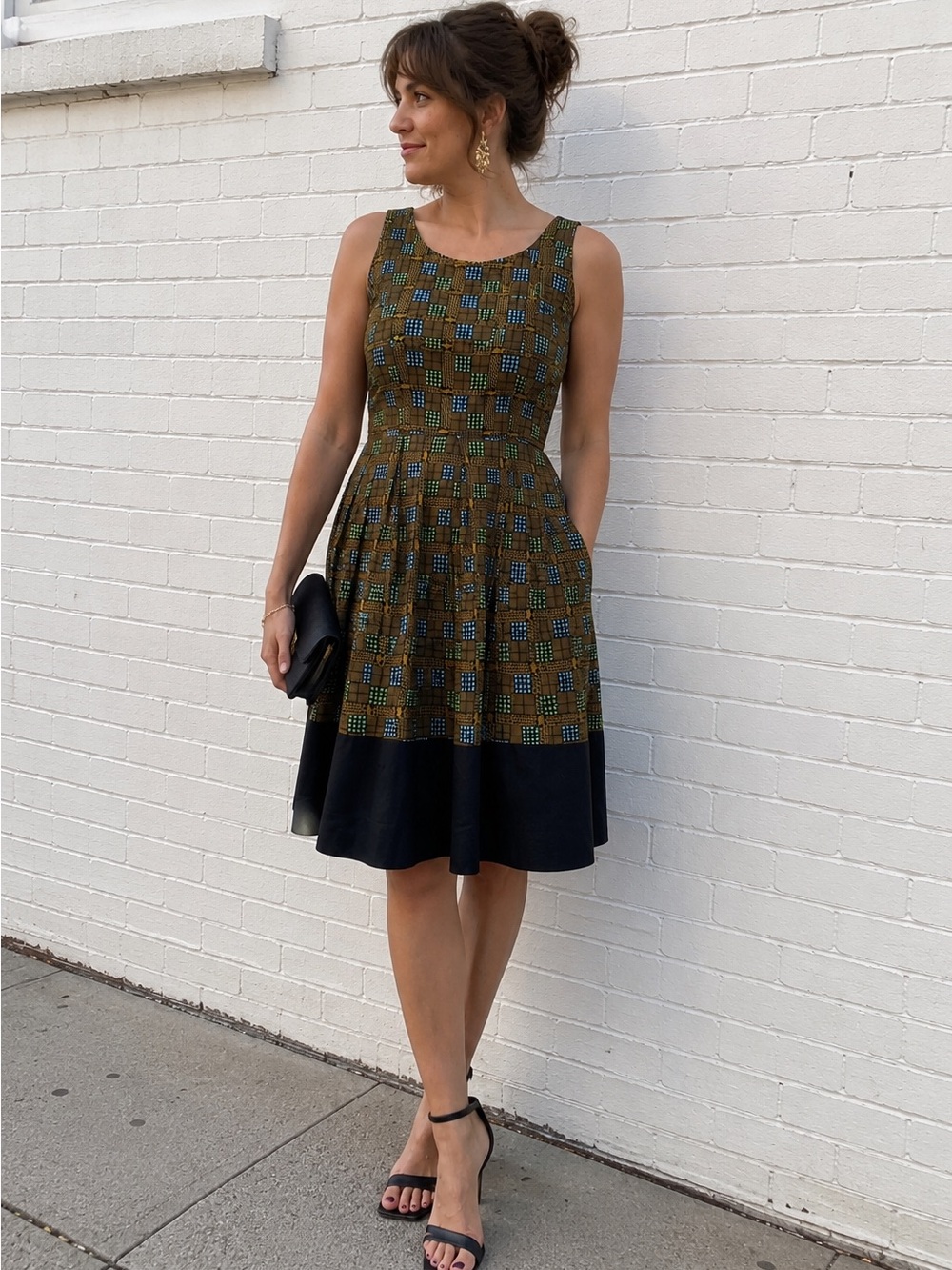Anthropologie Girls From Savoy Sleeveless Silk Midi Dress